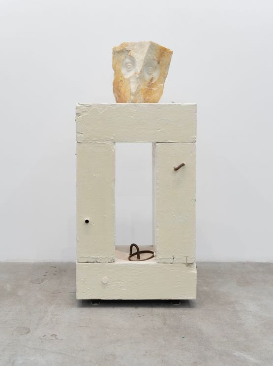 Marble and Wood Sculpture by Oliver Lee Jackson contemporary artwork Sculpture