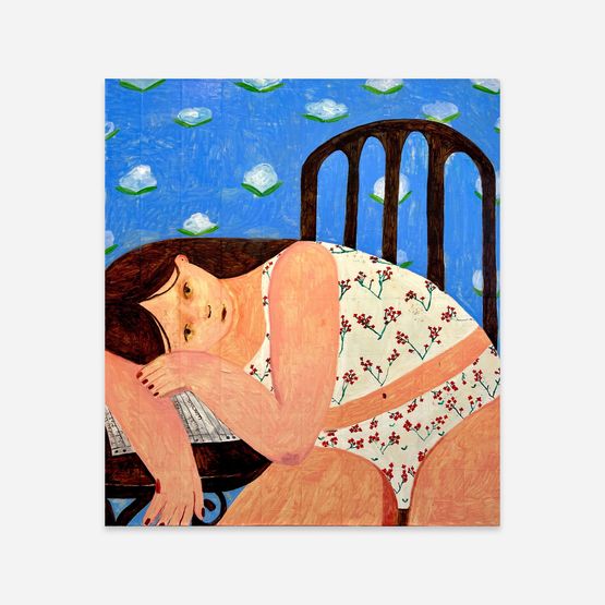 She Who Lingers by Galina Munroe contemporary artwork Painting