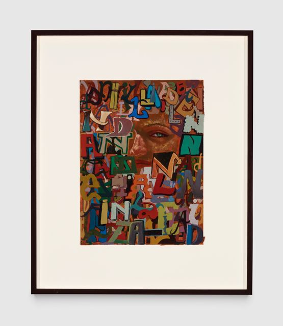 Head clutter by Bendt Eyckermans contemporary artwork Works on Paper