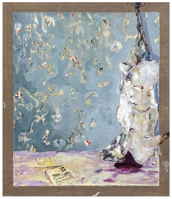 Paradise News by Anna Tuori contemporary artwork Painting