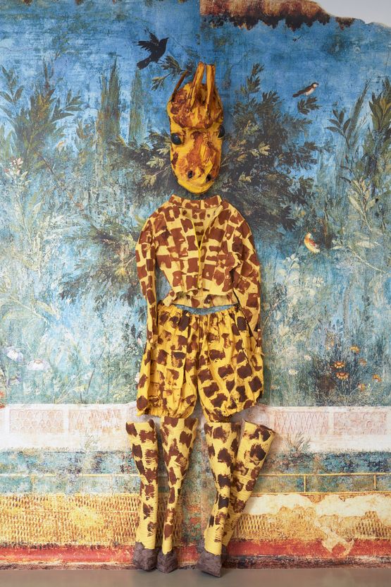 Giraffe by Monster Chetwynd contemporary artwork Sculpture