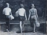 Guest by Zhu Jia contemporary artwork drawing
