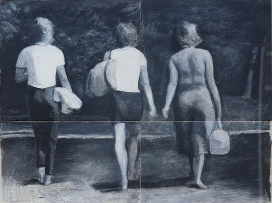 Guest by Zhu Jia contemporary artwork Drawing