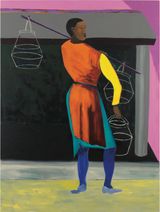 Chicken Seller by Lubaina Himid contemporary artwork painting