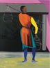 Chicken Seller by Lubaina Himid contemporary artwork Painting