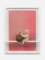 LOOK... What a beautiful PINK by Philip Emde contemporary artwork works on paper
