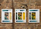 Filter 2 TriptychYellow by Anne Collier contemporary artwork print