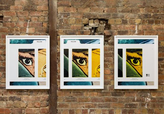 Filter 2 TriptychYellow by Anne Collier contemporary artwork Print