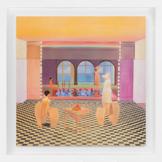 Home Sweet Home Time and Space 1 RAW by Mak2 contemporary artwork Drawing