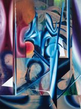 Fragment by Sebastian Gogel contemporary artwork painting works on paper