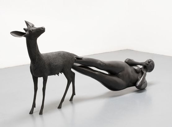 Born by Kiki Smith contemporary artwork Sculpture