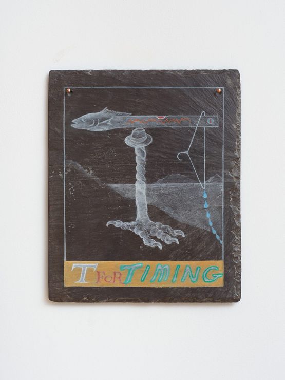 T for Timing by Denis OConnor contemporary artwork Sculpture