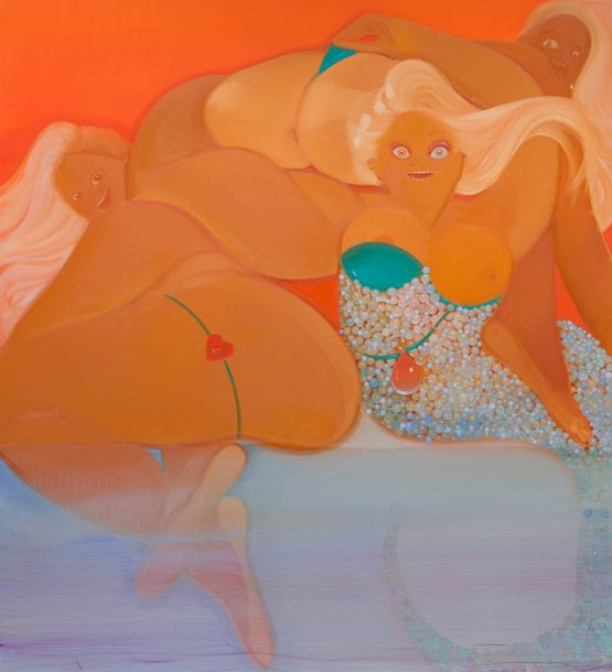 Helena Muraena by Sofia Mitsola contemporary artwork Painting