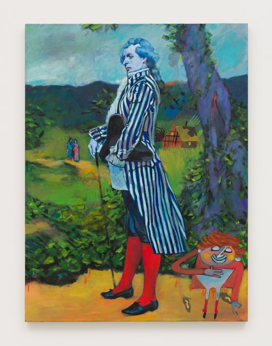 The Gentleman by Joshua Petker contemporary artwork Painting