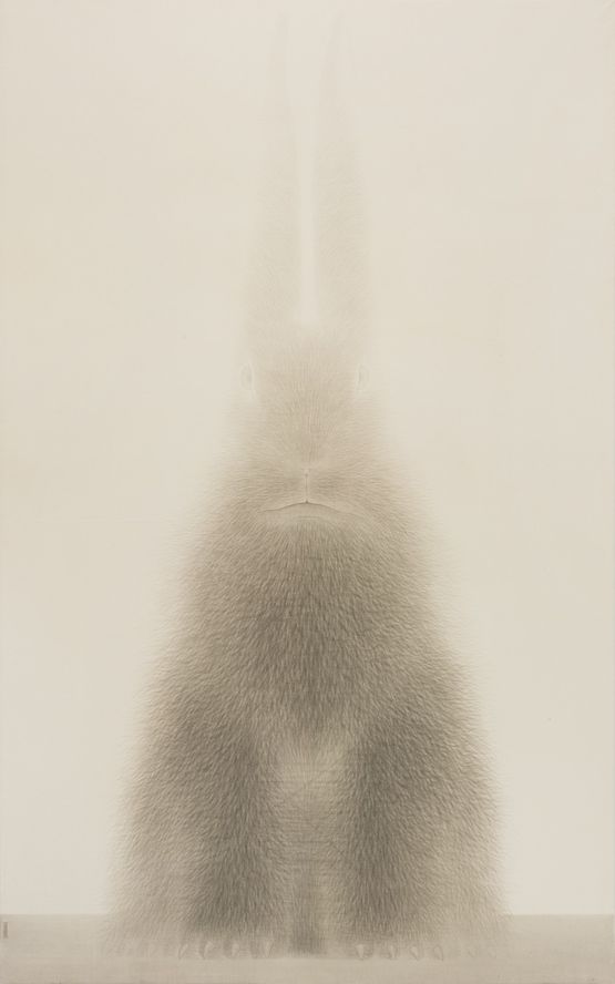 Rabbit Portrait - Dingyou 1 by Shao Fan contemporary artwork Works on Paper