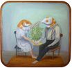 Watching the Plants with Heart V I Didnt Eat Your Tomato Trust Me by Ant Ngai Wing Lam contemporary artwork Painting