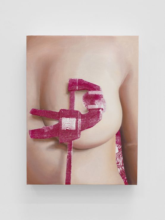 Curvature of Progression Breast Reduction by Jessica Taylor Bellamy contemporary artwork Painting