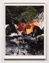 Woman with Orange Flares by Judy Chicago contemporary artwork photography