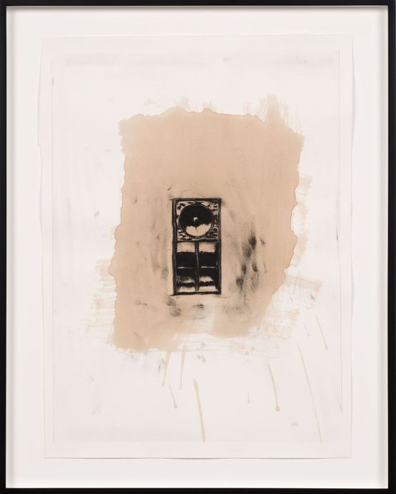 Untitled Black Ark drawing 13 by Gary Simmons contemporary artwork Works on Paper
