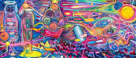 Enslaved Universe  by Huang Yuxing contemporary artwork Painting