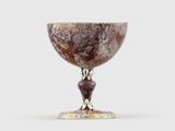 Agate cup on foot by Anonymous contemporary artwork sculpture