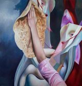Dry Provisions and Roses by Ling Jian contemporary artwork painting