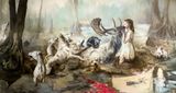 The Kiss of Artemis by Guillermo Lorca contemporary artwork painting
