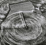 Overlapping Circles in Winter near Garden City Kansas by Emmet Gowin contemporary artwork painting