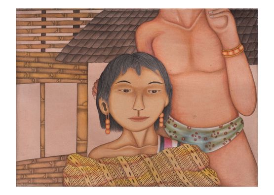 Transparant by Dewa Putu Mokoh contemporary artwork Painting