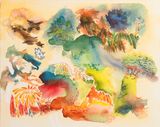 Wild Hunter by Ziping Wang contemporary artwork painting