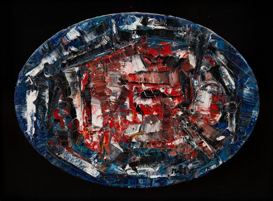 Nouvelles impressions n15 by Jean-Paul Riopelle contemporary artwork Painting