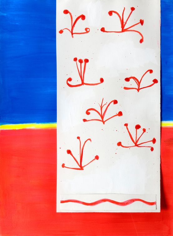 Immensita della vita by Nicola De Maria contemporary artwork Works on Paper