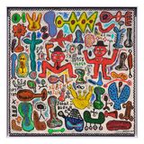 Kepiting Kuning Yellow Crab by Yunizar contemporary artwork painting