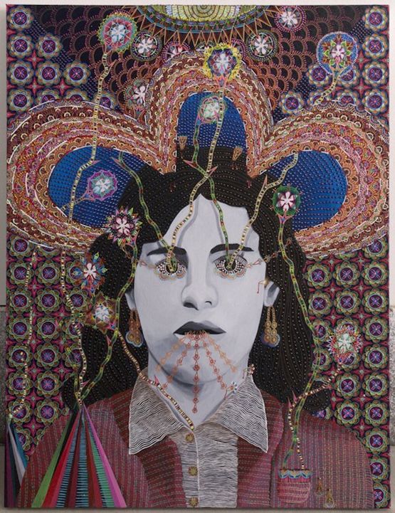 Les Femmes DAlger 30 by Asad Faulwell contemporary artwork Painting