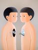 Released from the Cage of Heart by Gongkan contemporary artwork Painting