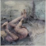 Correccion from the series Caught in Disasters VIIIIX by Sandra Del Pilar contemporary artwork painting