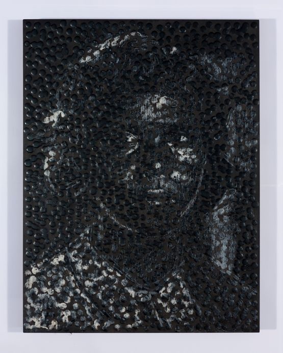 Untitled J by Daniel Boyd contemporary artwork Painting