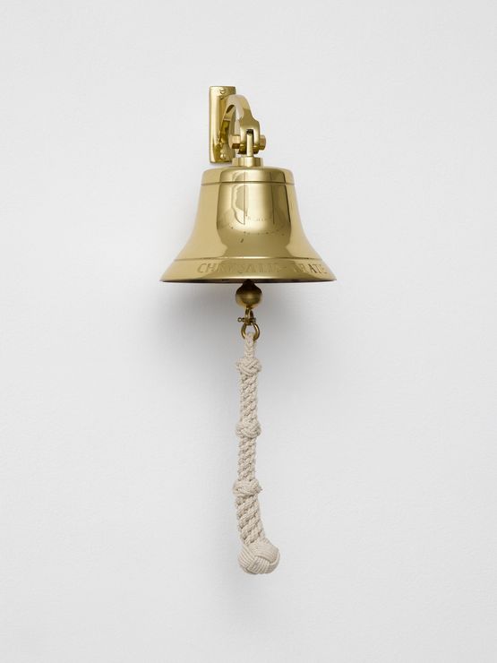 Ships Bells Chrysalis  crate by Ian Hamilton Finlay contemporary artwork Sculpture