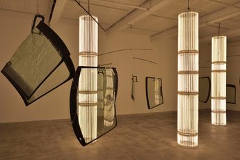 Contemporary art exhibition Cerith Wyn Evans no realm of thought at Galerie Marian Goodman Paris France