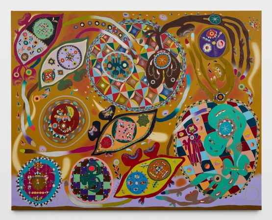 No borders can separate me and you a piece of my heart is with you by Nasim Hantehzadeh contemporary artwork Painting