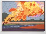 Nature Works Gas Flare Nigeria by Yinka Shonibare CBE RA contemporary artwork textile