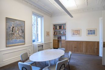Contemporary art exhibition Sarah Grilo Signos at Galerie Lelong 13 Rue de Teheran Paris France