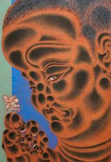 The wallflower by Chien-Ying Tseng contemporary artwork painting works on paper