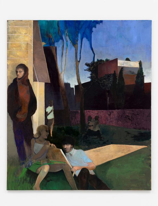 Sundowners by Justin De Verteuil contemporary artwork Painting