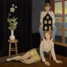 The Dollhouse and the Dusk by Von Wolfe contemporary artwork Painting