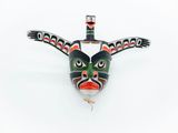 Kwakwakawakw Musgamakw Dzawadaenuxw First Nation Human and Loon Mask by Beau Dick contemporary artwork sculpture