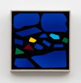Blau im Gedachtnis A108 by Gregor Hildebrandt contemporary artwork painting