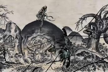 Contemporary art exhibition Sun Xun First Spring Chapter Two at ShanghART Beijing China