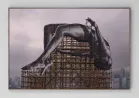 Giants Rising Up 9 Mars 2023 6h31 Hong Kong China by JR contemporary artwork Print