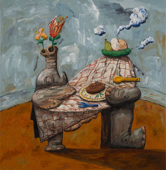 Dining Table by Bae Yoon Hwan contemporary artwork Painting